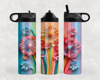 Rainbow Dandelions|Sport Water Bottle