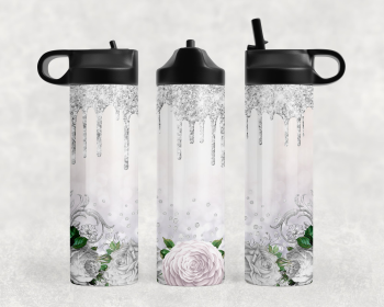 White Roses|Sport Water Bottle