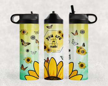 You Are Fearfully and Wonderfully Made Steel Water Bottle