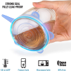 Zulay Kitchen Reusable Silicone Stretch Lids