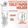 Toilet Paper Holder Stand & Storage