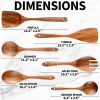 Teak Wooden Cooking Spoons