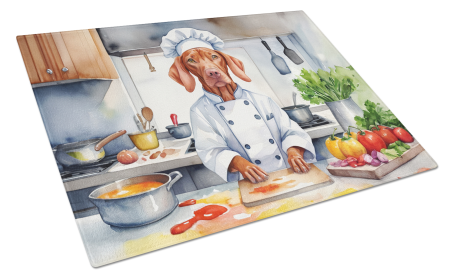Vizsla The Chef Glass Cutting Board