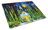 Rock of Ages Church Glass Cutting Board