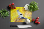 Sleeping In The Sunshine Dog Glass Cutting Board