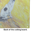 Sleeping In The Sunshine Dog Glass Cutting Board
