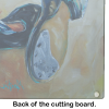 Tapped Out Shoes Glass Cutting Board