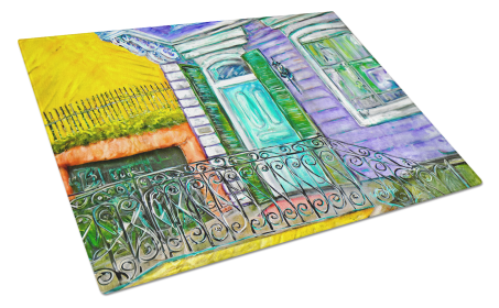 The House Next Door Glass Cutting Board