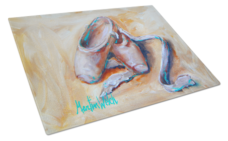 Toe Toe Ballet Shoes Glass Cutting Board