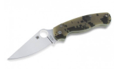 Spyderco Para-Military 2 Knife Plain Blade Digi Camo G-10 Handle