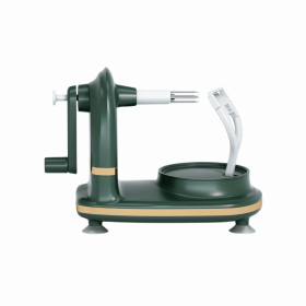 1pc Fruit Automatic Rotating Peeler, Stainless Steel Blades Apple Cutter With Apple Slicer, Kitchen Gadget