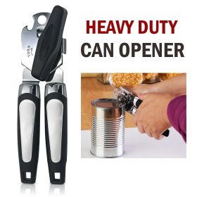 Manual Can Opener Smooth Edge Heavy-Duty Stainless-Steel Blades Beer Opener