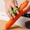 Hand Palm Vegetable Peeler with Grip – Peels Pumpkin, Random Color