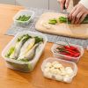 Food Storage Boxes - 3 pcs, Leakproof, Fresh-Keeping for Fridge