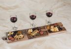 Charcuterie / Wine Glass Holder Interlocking Board