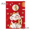 Japanese Fortune Cat Door Curtain Kitchen Restaurant Decor 31x47"