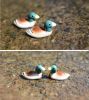 5Pcs Ceramics Mandarin Duck Chopstick Rest Home Decorative Spoon Fork Knife Holder