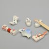 6Pcs Ceramics Chopstick Rest Home Decorative Tableware Stand Set Spoon Fork Knife Holder