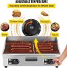 26" Commercial Electric Fry Pan 3200W 50°C - 300°C Stainless Steel Level Top Grill with Drip Hole