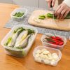 Food Storage Boxes - 3 pcs, Leakproof, Fresh-Keeping for Fridge