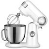 5.5 Qt 12-Speed White Die-Cast Stand Mixer with Attachments