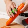 Hand Palm Vegetable Peeler with Grip – Peels Pumpkin, Random Color