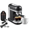 20 Bar Espresso Machine 1350W with 1.4L Detachable Water Tank and Thermoblock Heating System