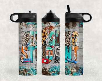 Nursing Student Steel Water Bottle