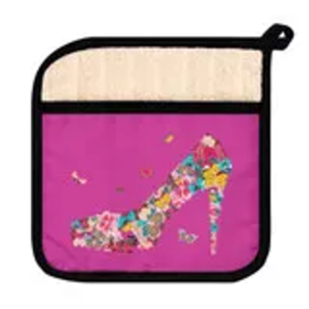 Butterfly Heel Pot Holder with Pocket