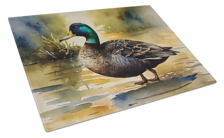 American Black Duck Glass Cutting Board