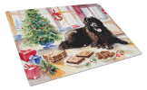 Newfoundland Christmas Cookies Glass Cutting Board
