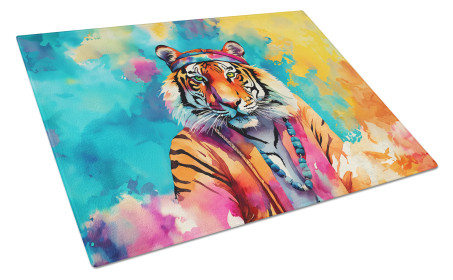 Hippie Animal Bengal Tiger Glass Cutting Board