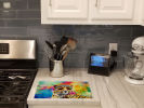 Hippie Animal Leopard Glass Cutting Board