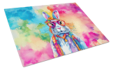 Hippie Animal Rabbit Glass Cutting Board