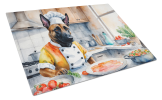 Belgian Malinois The Chef Glass Cutting Board