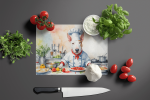 Bull Terrier The Chef Glass Cutting Board Boho Decor