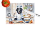 Flat-Coated Retriever The Chef Glass Cutting Board Boho Decor