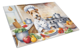 Fox Terrier The Chef Glass Cutting Board