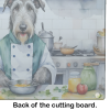 Irish Wolfhound The Chef Glass Cutting Board