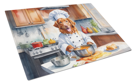 Nova Scotia Duck Tolling Retriever The Chef Glass Cutting Board