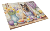 Easter Belgian Tervuren Glass Cutting Board