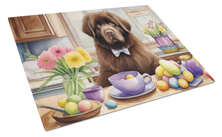 Decorating Easter Newfoundland Glass Cutting Board