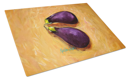 EP II Eggplant Glass Cutting Board