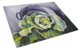Home Grown In Plaquemines Parish Cabbage Glass Cutting Board