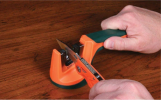AccuSharp Pull-Through Knife Sharpener Fine & Coarse Orange/Green