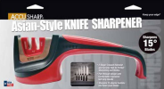 AccuSharp Asian-Style Knife Sharpener Pull-Through Red/Black