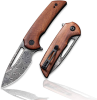 CIVIVI Odium Knife Damascus Blade + Cuibourtia Wood Handle