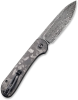 CIVIVI Elementum Knife Button Lock Damascus Blade