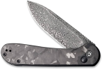CIVIVI Elementum Knife Button Lock Damascus Blade
