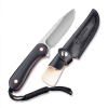 CIVIVI Elementum Fixed Blade Knife + Black Leather Sheath + Paracord